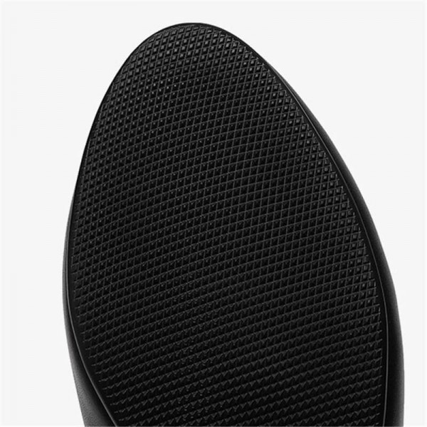 Size:4.5-10 Women Fashion Solid Color Plus Size Genuine Leather Heels