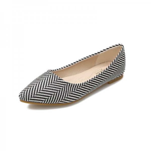 Size:4.5-11 Women Fashion Elegant Pointed-toe Ballet Flats Loafers