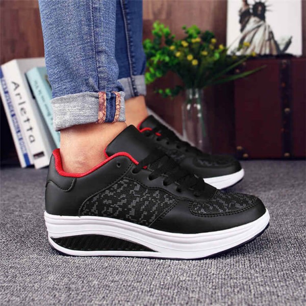 Size:4.5-10 Women Casual Plus Size Lace-Up Shoes