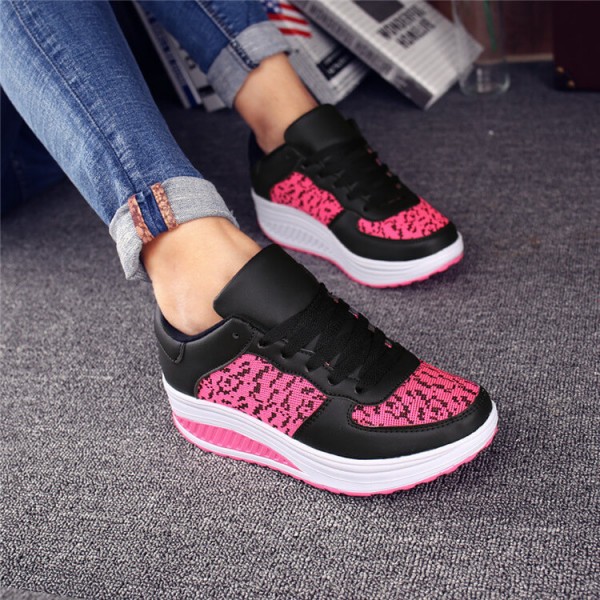 Size:4.5-10 Women Casual Plus Size Lace-Up Shoes