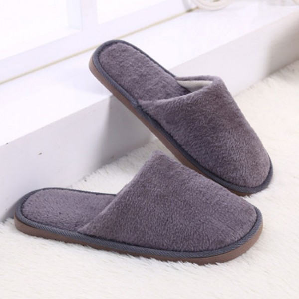Size:6-13 Women Winter Plush Soft House Slippers