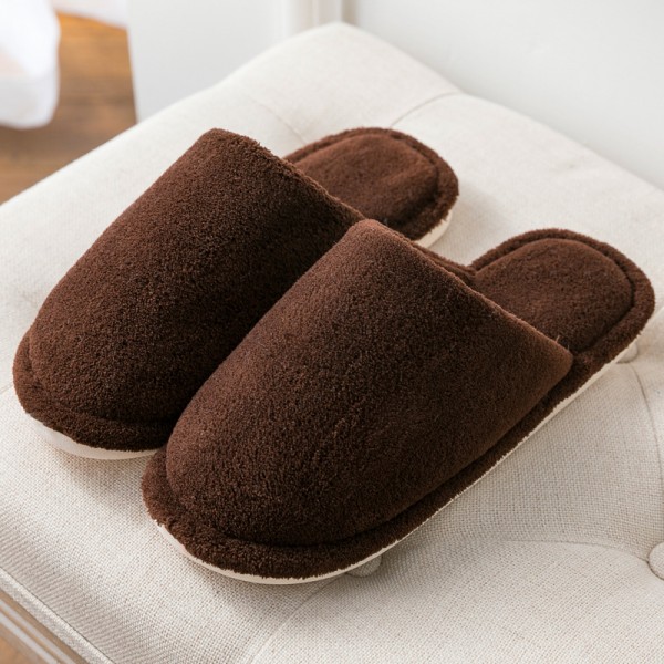 Size:6-13 Women Winter Plush Soft House Slippers