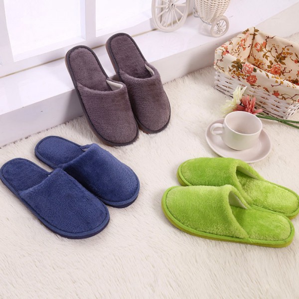 Size:6-13 Women Winter Plush Soft House Slippers