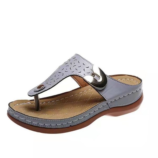 Women Fashion Plus-Size Round Toe Thong Slippers